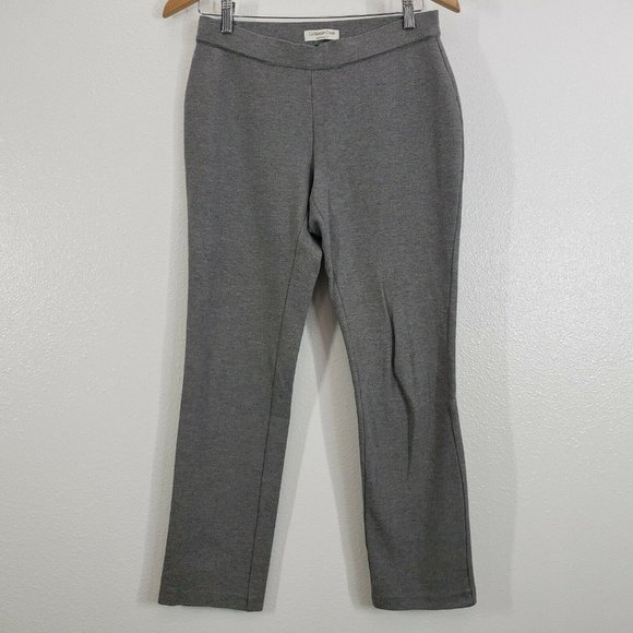 Coldwater Creek pants‎ womens Natural Fit Gray Cropped Legging-Size Small (8) - Picture 3 of 10